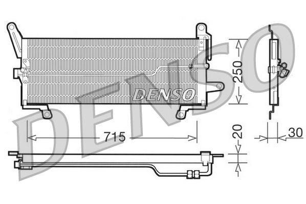 Condensatore, climatizzatore DENSO DCN09097