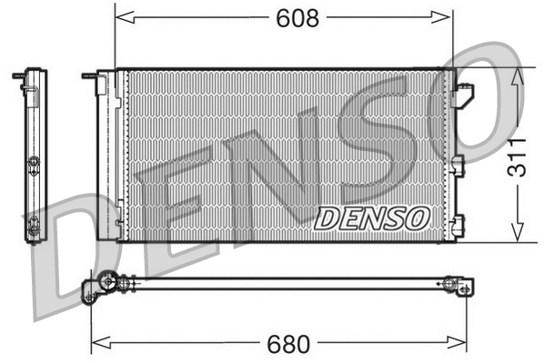 Condensatore, climatizzatore DENSO DCN09105