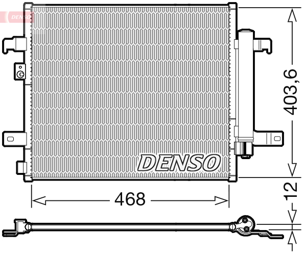 Condensatore, climatizzatore DENSO DCN09124