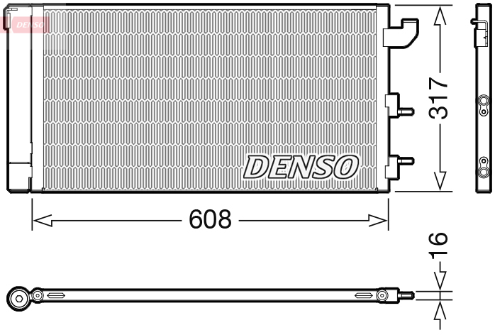 Condensatore, climatizzatore DENSO DCN09144