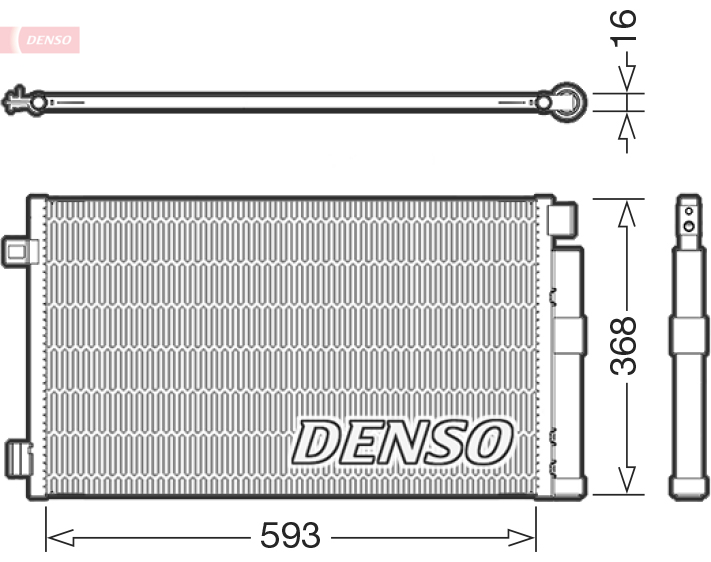 Condensatore, climatizzatore DENSO DCN09147