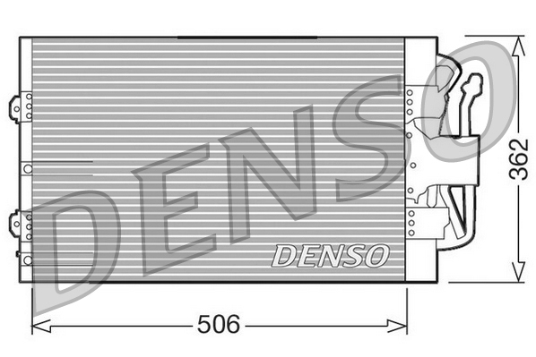 Condensatore, climatizzatore DENSO DCN10004
