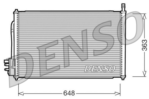 Condensatore, climatizzatore DENSO DCN10006