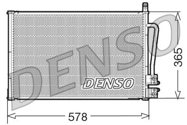 Condensatore, climatizzatore DENSO DCN10008