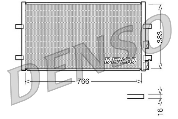 Condensatore, climatizzatore DENSO DCN10009