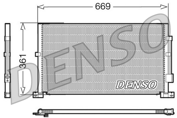 Condensatore, climatizzatore DENSO DCN10012