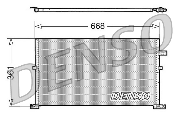 Condensatore, climatizzatore DENSO DCN10013