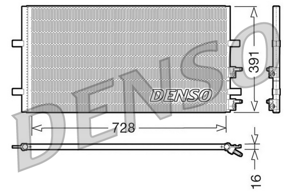 Condensatore, climatizzatore DENSO DCN10017