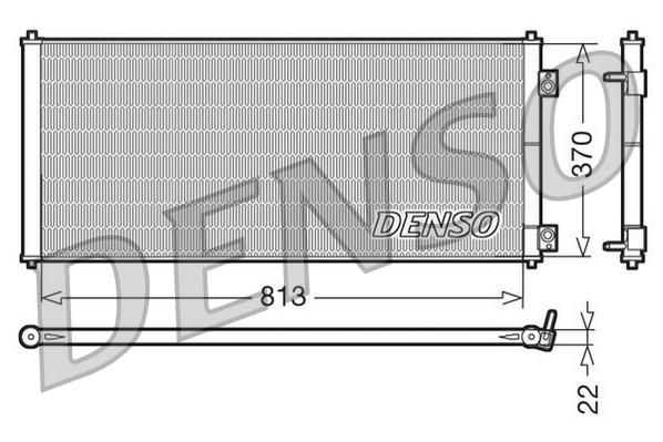 Condensatore, climatizzatore DENSO DCN10018