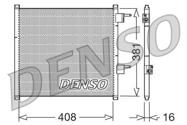 Condensatore, climatizzatore DENSO DCN10019