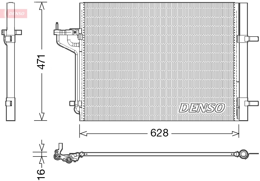 Condensatore, climatizzatore DENSO DCN10029
