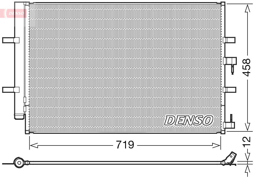 Condensatore, climatizzatore DENSO DCN10036