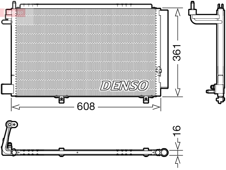 Condensatore, climatizzatore DENSO DCN10041