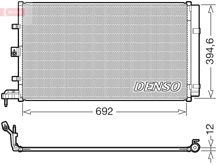 Condensatore, climatizzatore DENSO DCN10063