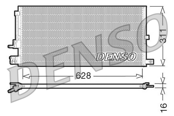 Condensatore, climatizzatore DENSO DCN11007