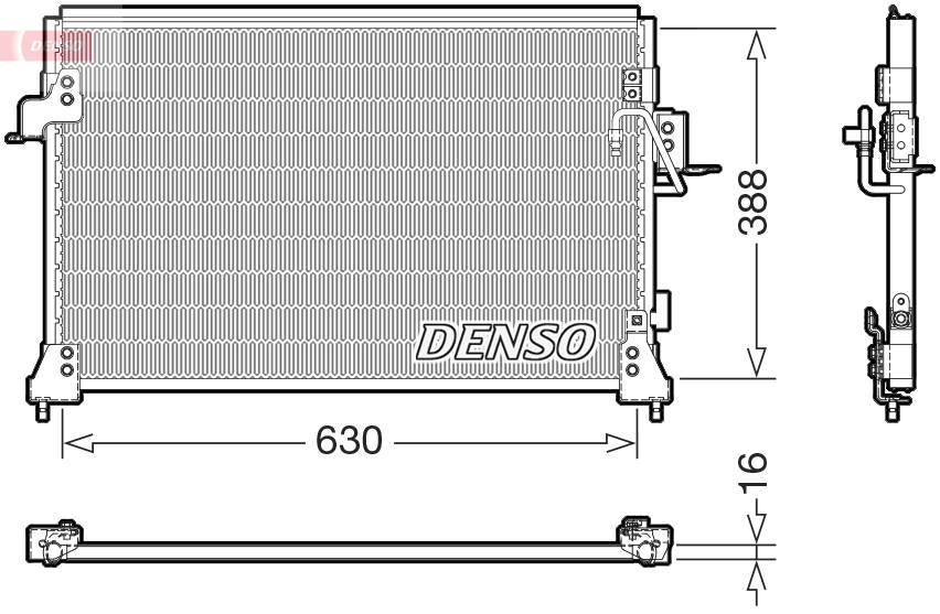 Condensatore, climatizzatore DENSO DCN14005