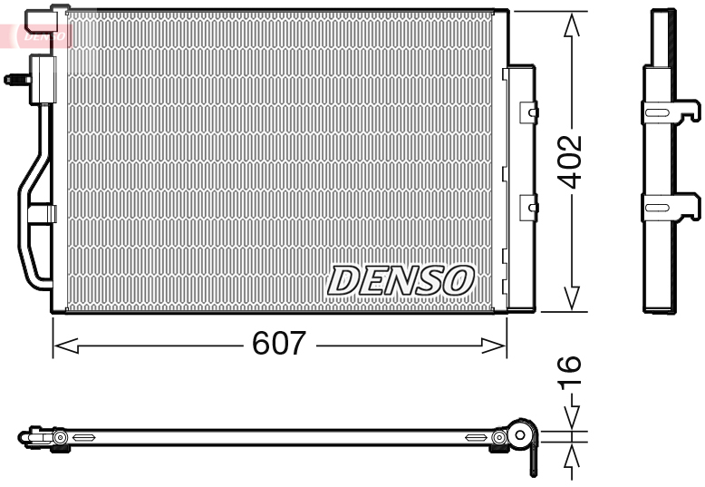 Condensatore, climatizzatore DENSO DCN15008