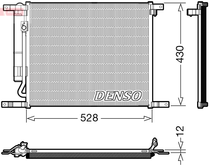 Condensatore, climatizzatore DENSO DCN15009
