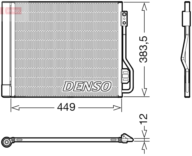 Condensatore, climatizzatore DENSO DCN16002