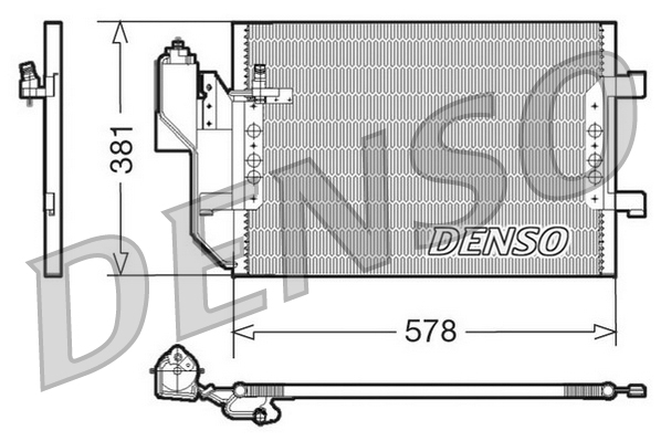 Condensatore, climatizzatore DENSO DCN17002