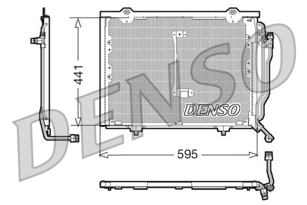 Condensatore, climatizzatore DENSO DCN17012