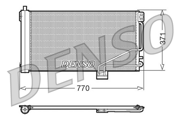 Condensatore, climatizzatore DENSO DCN17014