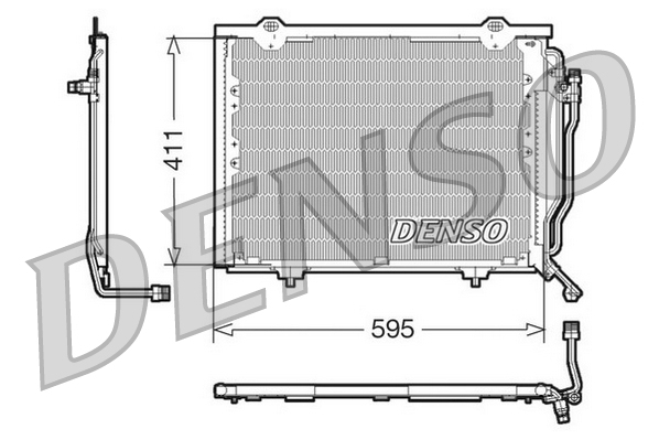 Condensatore, climatizzatore DENSO DCN17016