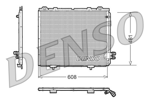 Condensatore, climatizzatore DENSO DCN17017