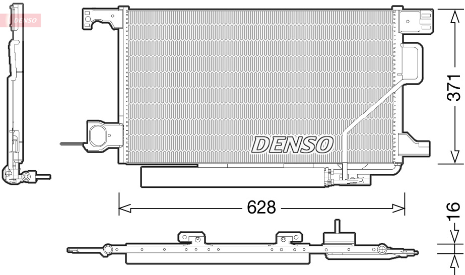 Condensatore, climatizzatore DENSO DCN17026