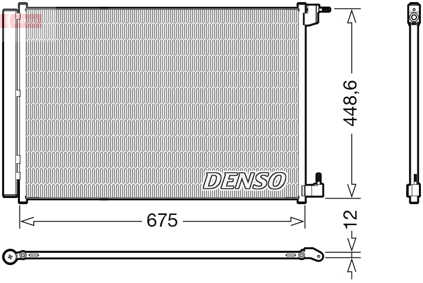Condensatore, climatizzatore DENSO DCN17060