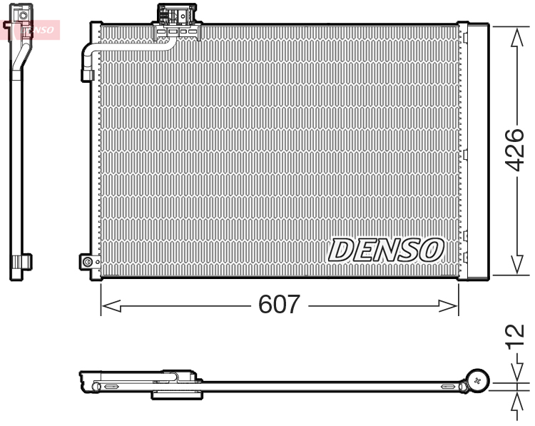Condensatore, climatizzatore DENSO DCN17064