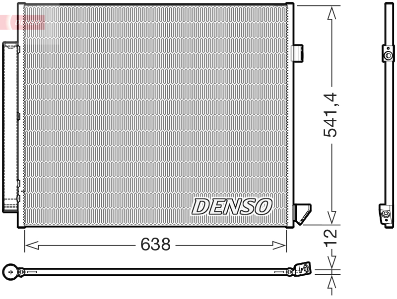 Condensatore, climatizzatore DENSO DCN17066