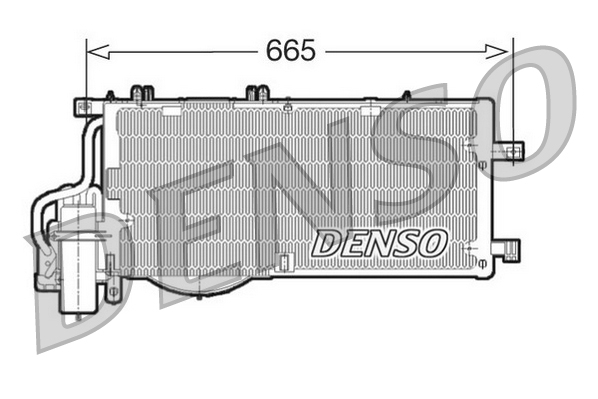 Condensatore, climatizzatore DENSO DCN20016
