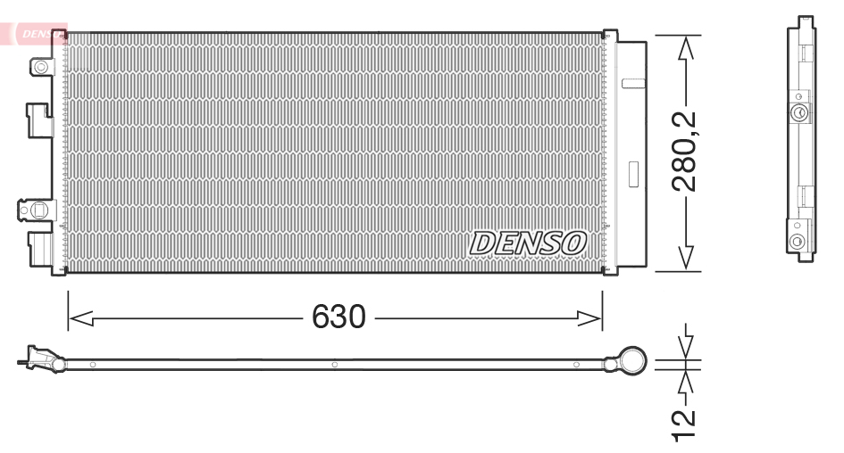 Condensatore, climatizzatore DENSO DCN20018