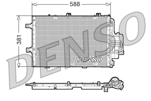 Condensatore, climatizzatore DENSO DCN20020
