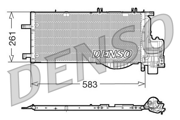 Condensatore, climatizzatore DENSO DCN20022