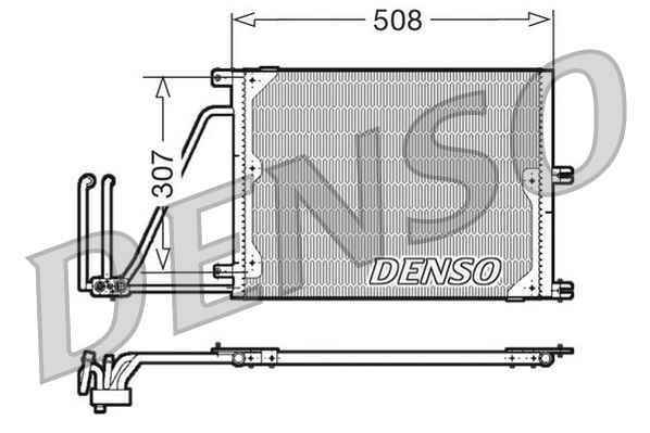 Condensatore, climatizzatore DENSO DCN20030