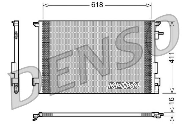 Condensatore, climatizzatore DENSO DCN20031
