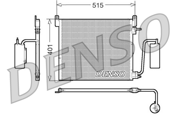 Condensatore, climatizzatore DENSO DCN20033