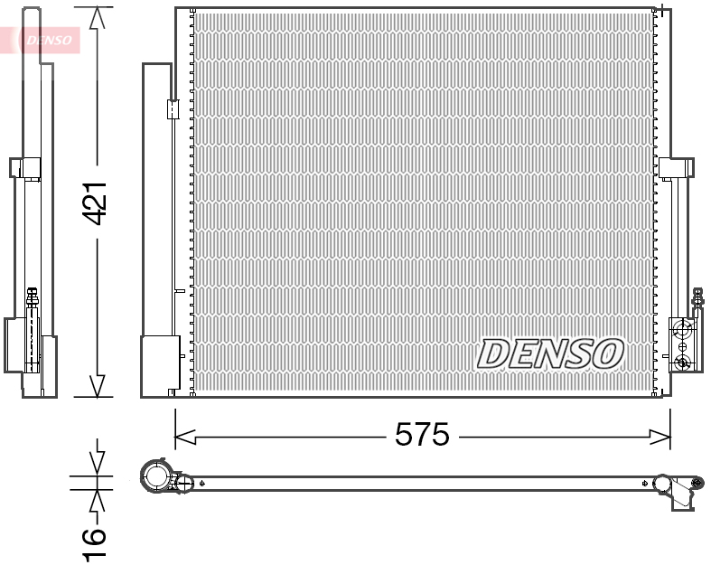 Condensatore, climatizzatore DENSO DCN20036