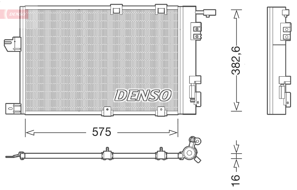 Condensatore, climatizzatore DENSO DCN20038