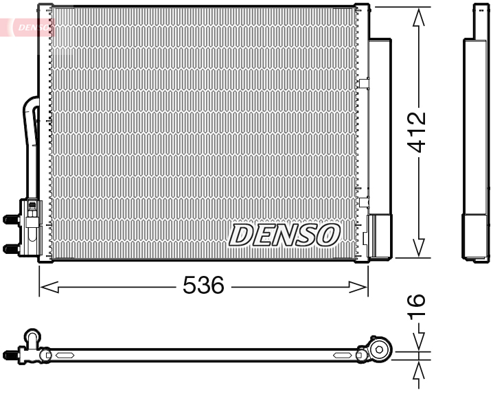 Condensatore, climatizzatore DENSO DCN20043