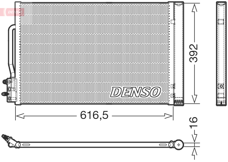 Condensatore, climatizzatore DENSO DCN20049