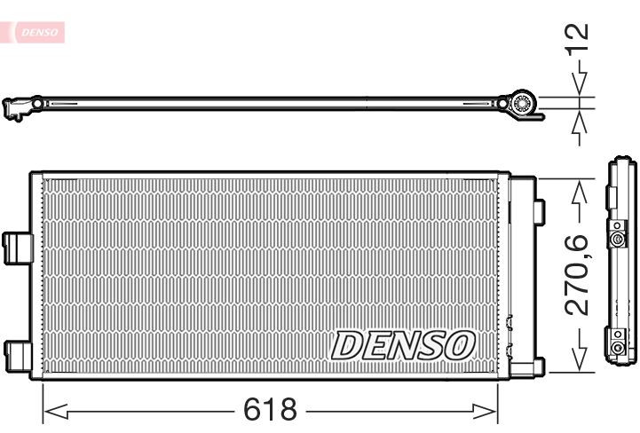 Condensatore, climatizzatore DENSO DCN20052