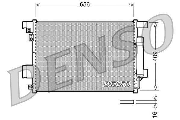 Condensatore, climatizzatore DENSO DCN21001