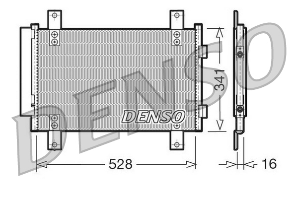 Condensatore, climatizzatore DENSO DCN21007