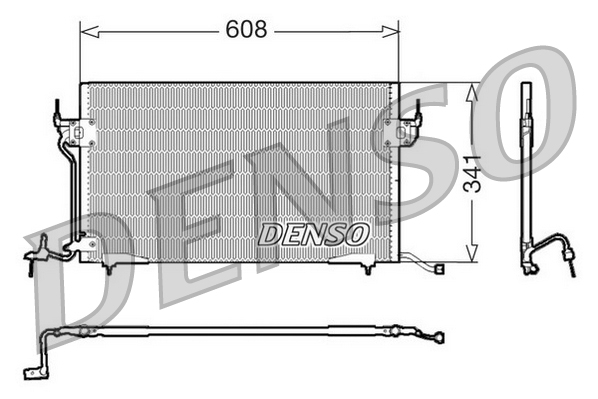 Condensatore, climatizzatore DENSO DCN21010