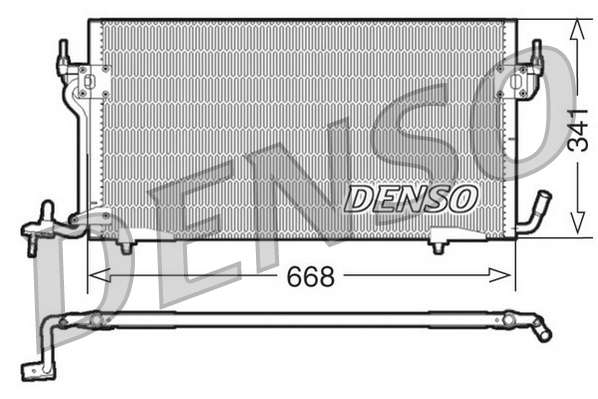 Condensatore, climatizzatore DENSO DCN21011