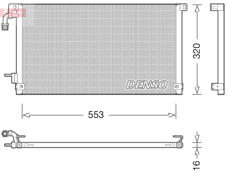 Condensatore, climatizzatore DENSO DCN21014