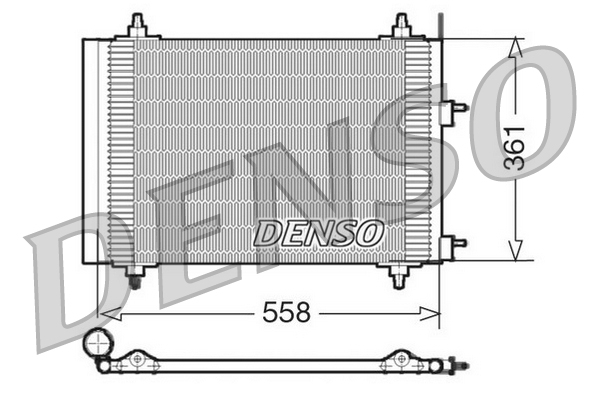 Condensatore, climatizzatore DENSO DCN21015